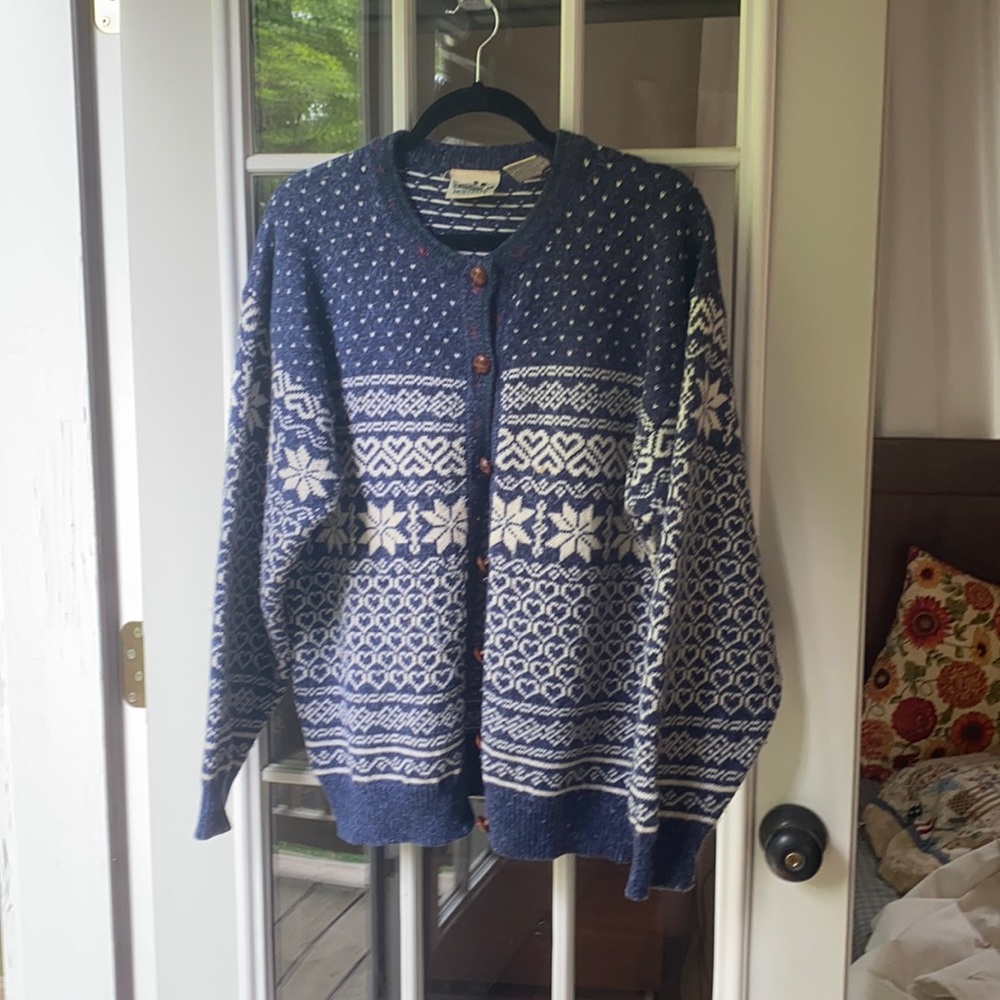 Northern Reflection Button Up Sweater - image 1